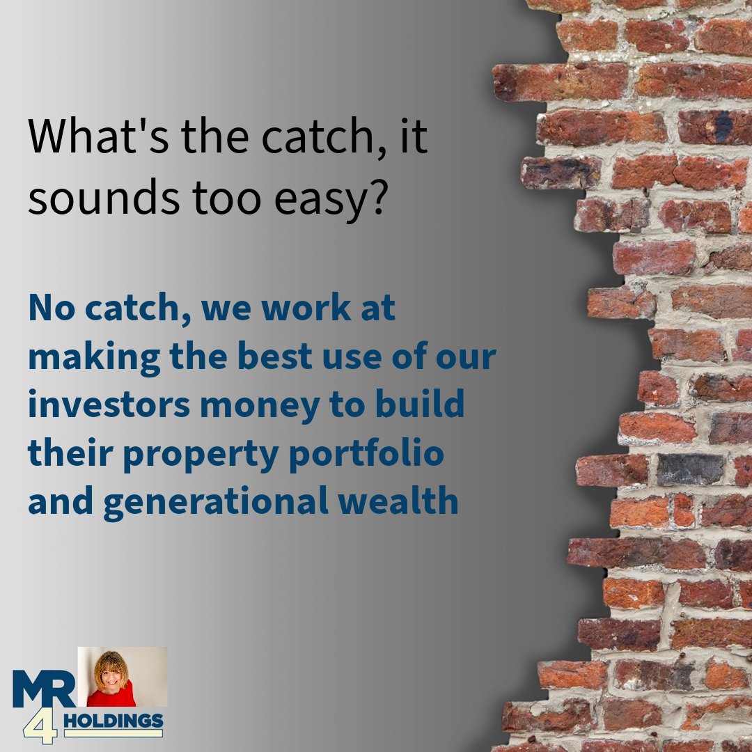 What's the catch - would it work for me?
Take the test, see if this is something you might be interested in. mr4holdings.co.uk/why-property

#takethetest #whyproperty #propertyinvestment