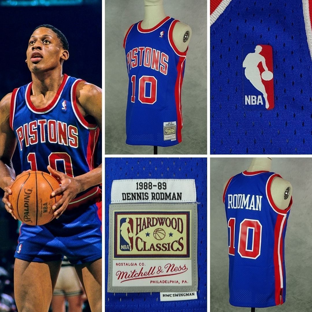basketspirit's tweet photo. Nos encanta!!!
Dennis Rodman. Detroit Pistons. #10. Obtuvo 5 anillos de la NBA, fue elegido 7 veces en el Mejor quinteto de la liga y 8 veces elegido en el mejor quinteto defensivo de la NBA. #camisetarodmanpistons #nbaretro #camisetadenisrodman #tiendabasketmadrid https://t.co/URYpaUnF4y