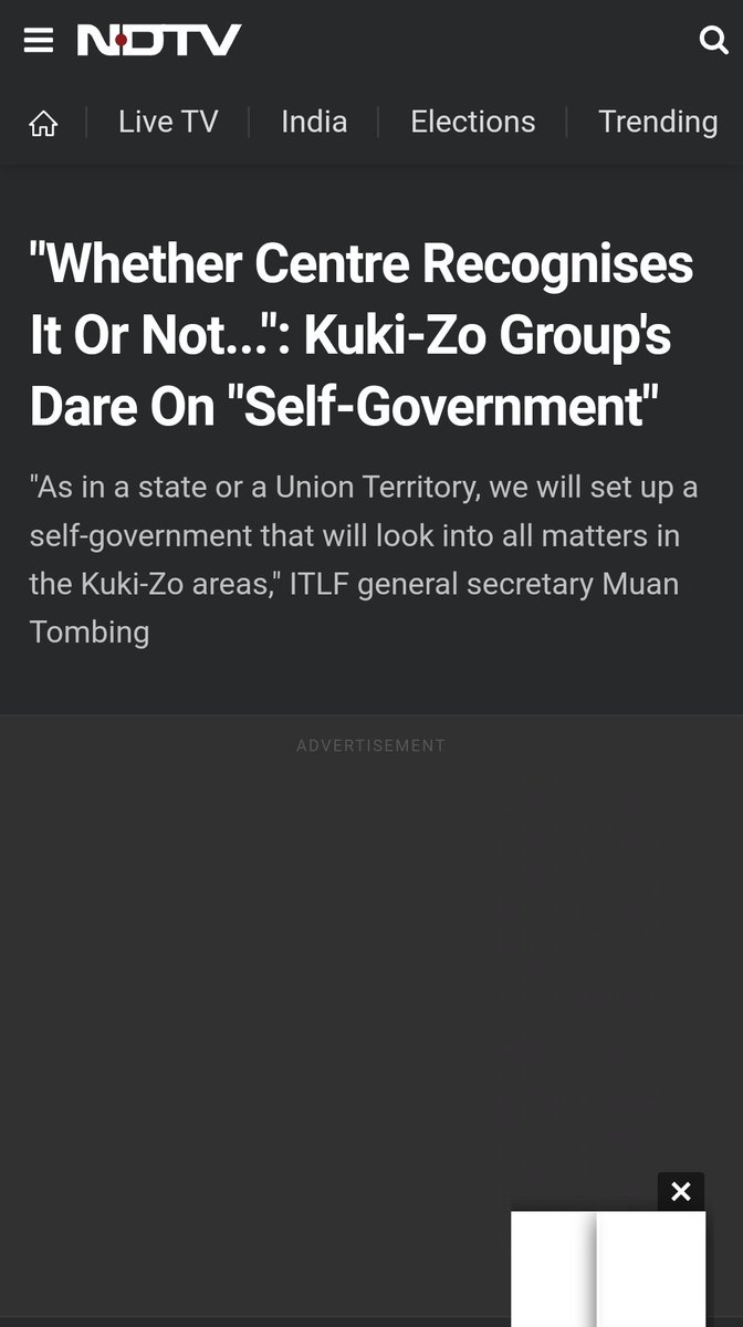 VladAdiReturns's tweet photo. ITLF general secretary Muan Tombing threatens to set up a self-government that will look into all matters in the so-called "Kuki-Zo" areas. 

@AmitShah @HMOIndia @narendramodi @PMOIndia @NBirenSingh :  Why strict action is not being taken against foreign terr0rists, illegal immigrants and their sympathisers, in spite their repeated anti-national activities?  Why no action is taken their demographic warfare?  

@RituRathaur @ssaratht @pahadanldki_SK @DivyaSoti
@vijaita @alok_bhatt @AbhijitChavda @mekarora @Mahaveer_VJ @MeiteiAMA @ImpactTvManipur @colhunnybakshi @TanushreePande @vijaita @HinduVoice_in @hindupost
@HinduHate

#illegalimmigration #SaveManipur #KukiAtrocities #IndiaVsNewZealand
#INDvsNZ #ShubhmanGill #RohitSharma #Wankhede #SaraTendulkar #Kohli #Jadeja