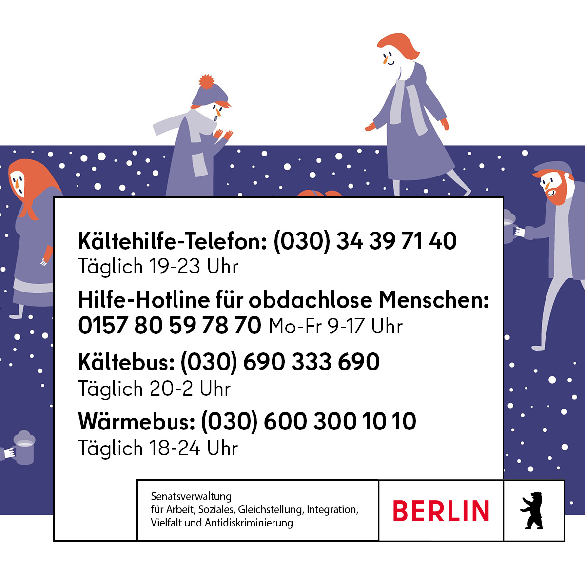 Die aktuellen Zahlen der #Berlin|er kaeltehilfe-berlin.de: Vergangene Woche (45. KW) gab es im Durchschnitt 1.082 Notübernachtungsplätze. Im Durchschnitt waren 915 Plätze belegt, 167 blieben frei. Unser Motto: Wer ein Bett braucht, bekommt auch eins!