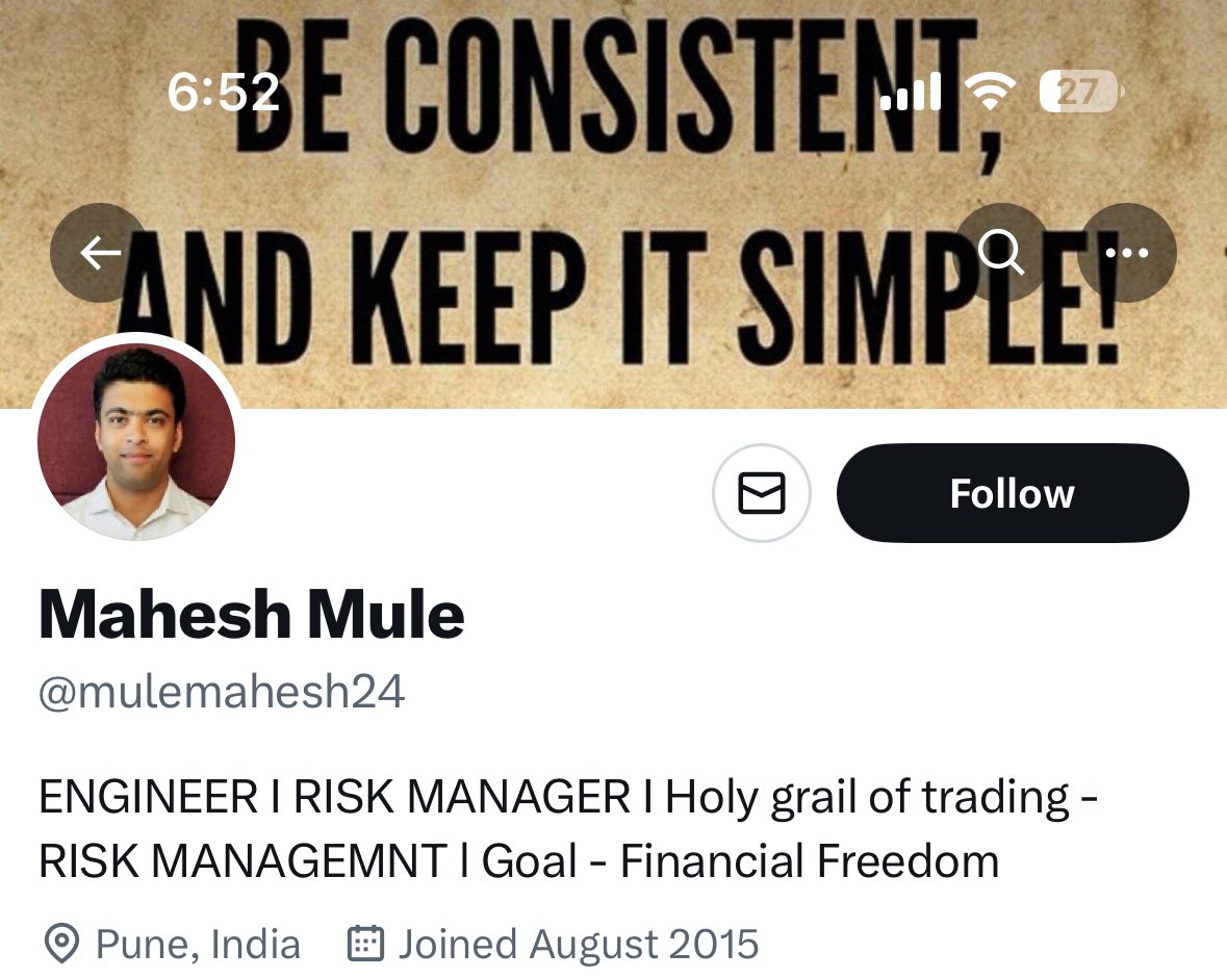 AshishGupta325's tweet photo. Capital loss - 34% on 1% gap with 2 lots
Bio - Risk Manager

🤦‍♂️🤦‍♂️ https://t.co/LSkag4IQHa