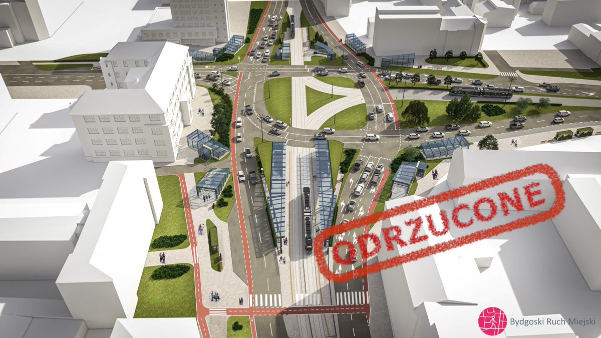 BdgRuchMiejski's tweet image. Błędy PRL-owskiej myśli urbanistycznej zostaną zakonserwowane na Rondzie Jagiellonów. Piesi i pasażerowi komunikacji publicznej nadal będą zmuszeni chodzić naokoło po schodach w imię priorytetu dla aut. Nasza kompromisowa propozycja przejść oddalonych od ronda odrzucona. 🧵