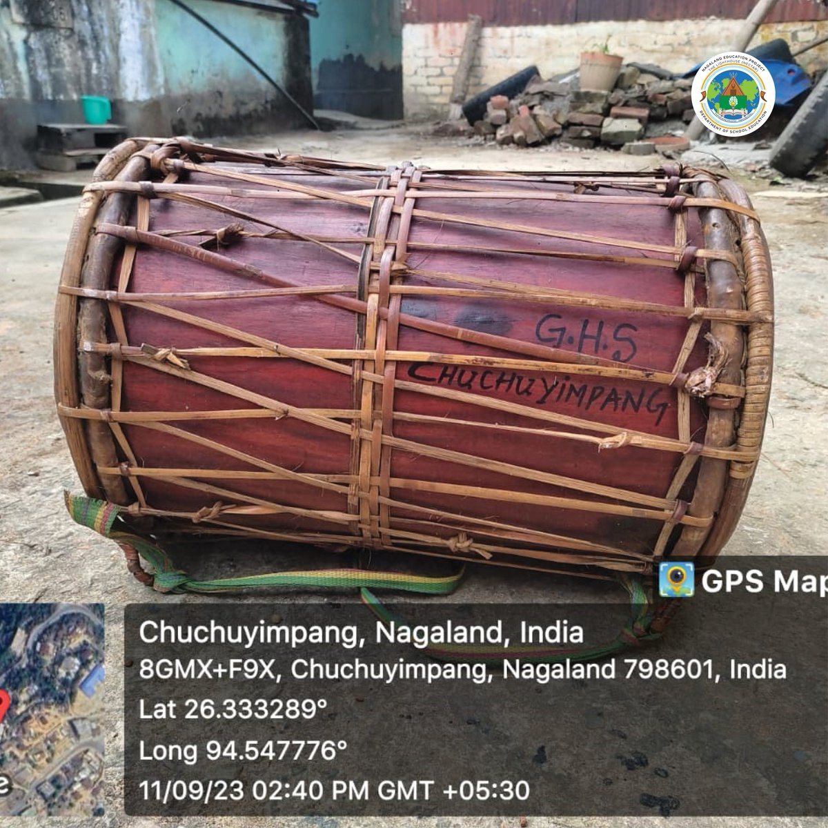nectarnagaland's tweet photo. PIG Diaries: GHS Chuchuyimpang in Mokokchung District procured an Ao traditional drum with funding from the Performance Incentive Grants (PIG) to use it in cultural events and music class.

#nagaland #nagalandeducationproject #thelighthouse #NECTAR #mokokchung #PIGdiaries https://t.co/UTTjvZgWeE