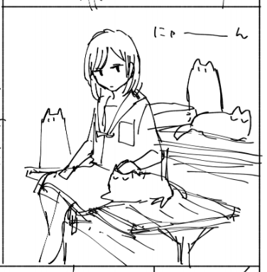 8話は猫も出ます。これはだれがどう見ても猫 