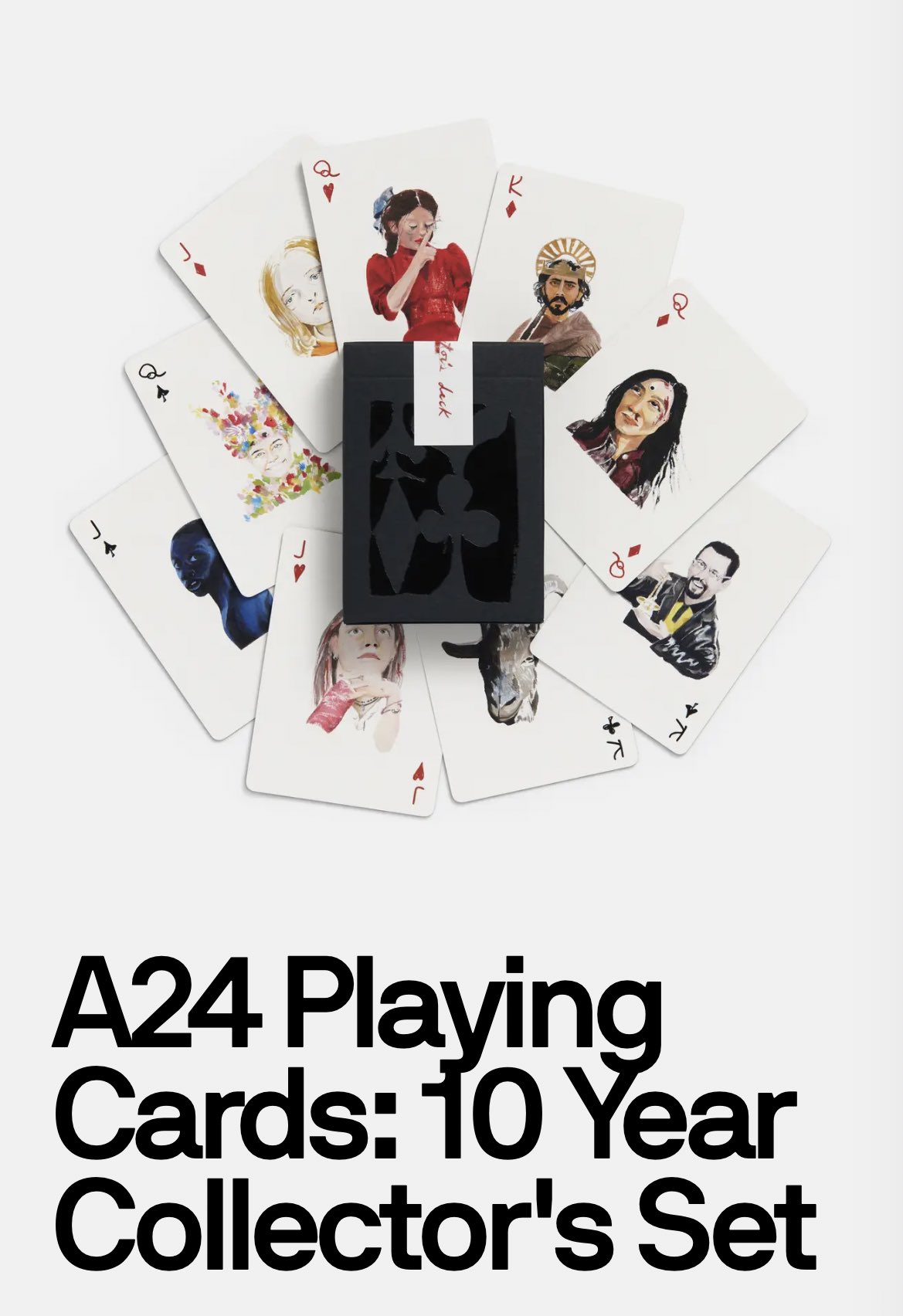 A24 トランプ: 10 Year Collector's Set