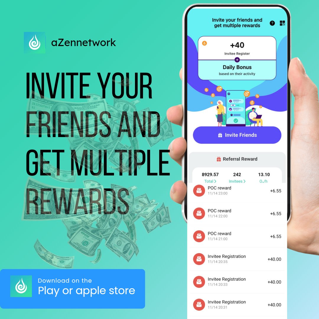 GREATVVIP's tweet photo. Supercharge your social influence with @azen_network! ✨ Invite friends, download the app, and activate the tribe to unlock incredible rewards - 40 Zena for you and your friend! 🤝💰 Don't miss out, join the movement: https://t.co/eTnvwhPXKS #aZenNetwork #azen #EarnWithInfluence https://t.co/zmQogKADJu