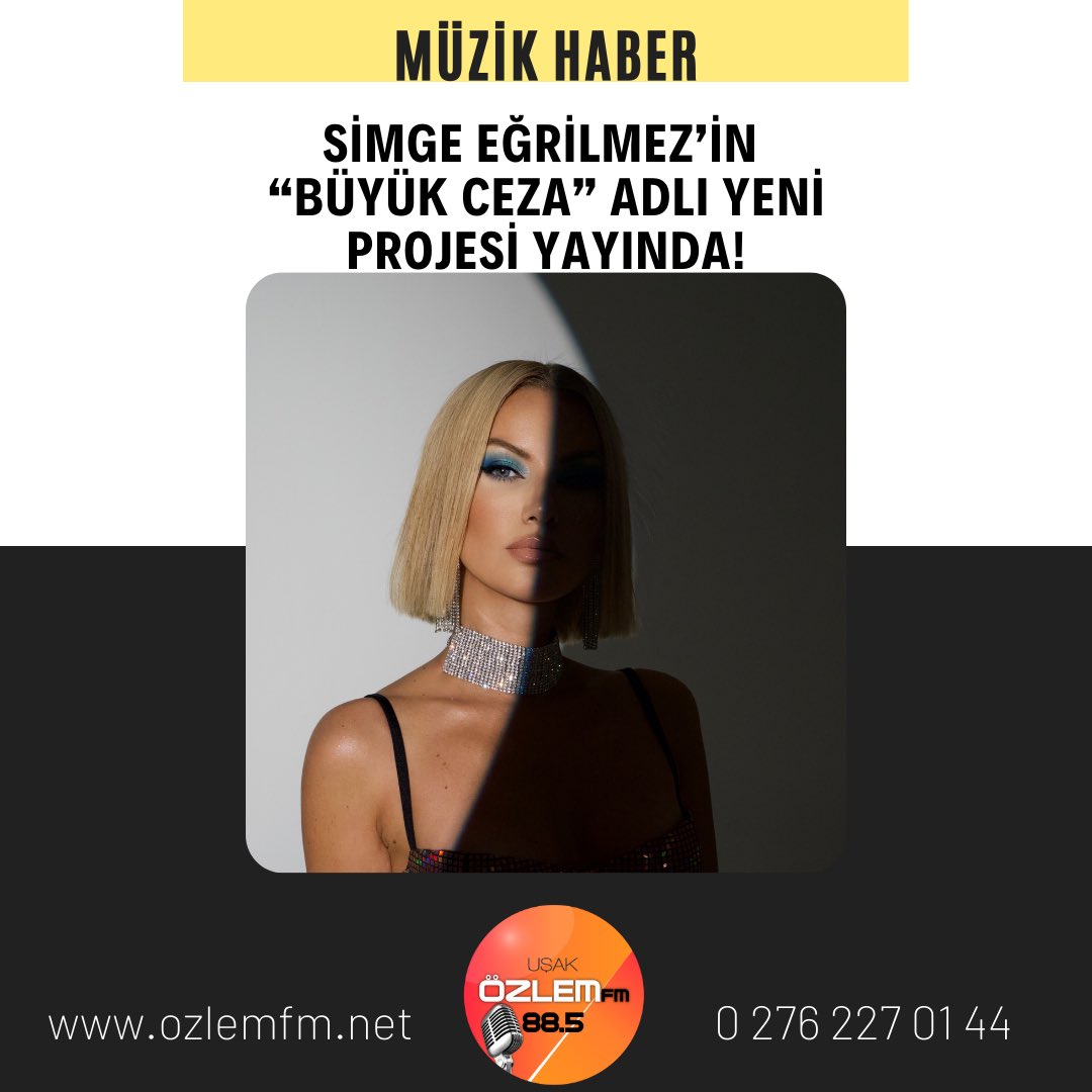 usakozlemfm's tweet photo. Simge Eğrilmez'in Yepyeni Çalışması "BÜYÜK CEZA" Yayında... https://t.co/tIx507f0V3