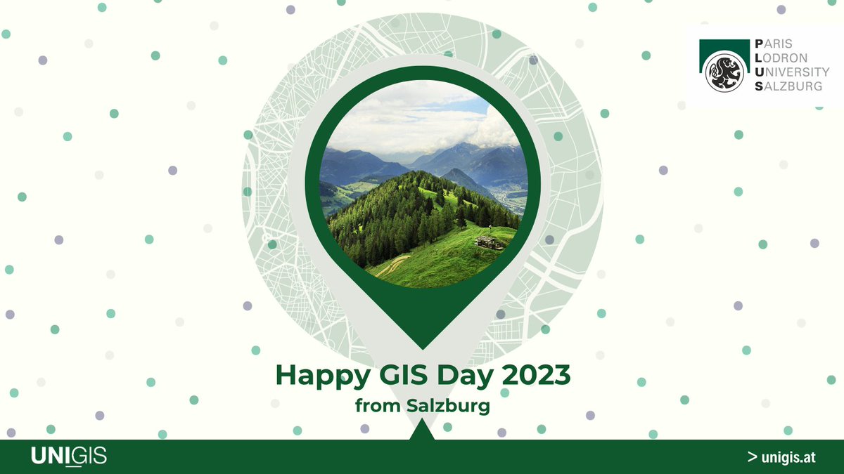 unigis's tweet image. Happy #GISDay2023 from @unigis Salzburg! 🎉