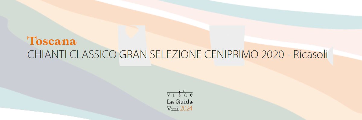 Il #tastevin #aisitalia di #vitae2024 della Toscana va alla cantina <a href="/ricasoli_1141/">Ricasoli 1141</a> con il Chianti Classico Gran Selezione Ceniprimo  2020.