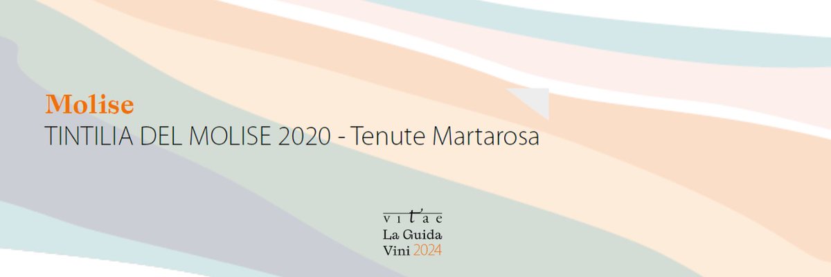 Il #tastevin #aisitalia di #vitae2024 del Molise va alla cantina Tenute Martarosa con la Tintilia 2020