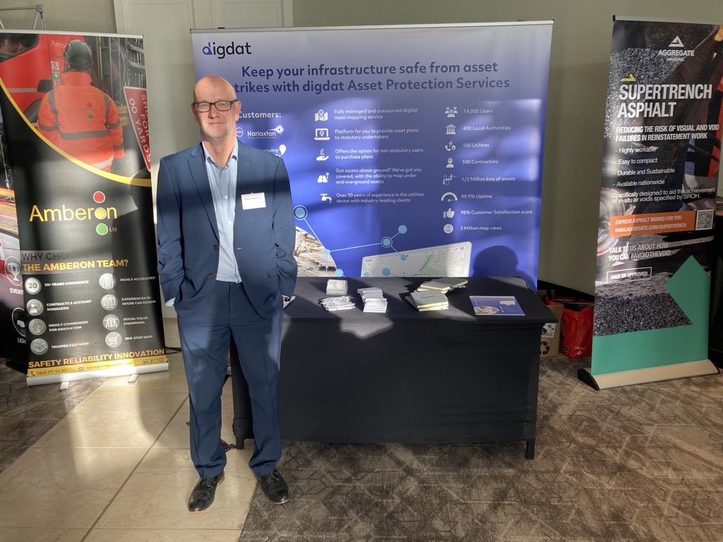 digdat (@infodigdat) on Twitter photo We're delighted to be exhibiting at today's <a href="/StreetWorksUK/">Street Works UK</a> Annual Conference in Birmingham. Drop by our stand to chat with the team and find out how we're contributing to safe digging.
#assetprotection #safedigging #assetstrikes #streetworks We're delighted to be exhibiting at today's <a href="/StreetWorksUK/">Street Works UK</a> Annual Conference in Birmingham. Drop by our stand to chat with the team and find out how we're contributing to safe digging.
#assetprotection #safedigging #assetstrikes #streetworks