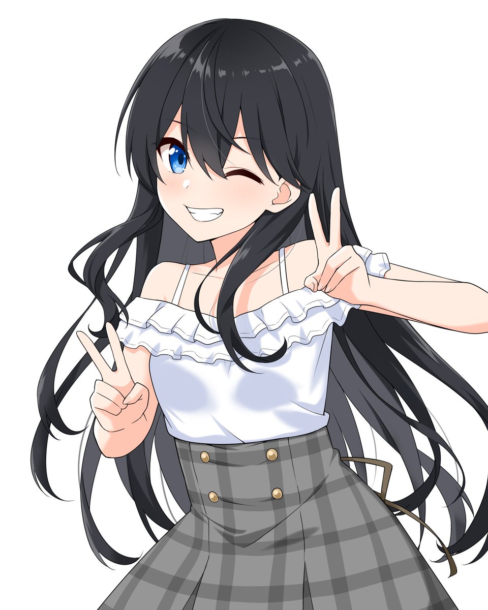 「お誕生日メッセージといいねとrt本当にありがとうございます!しょっと女性ぽい服よ」|フェルティアのイラスト