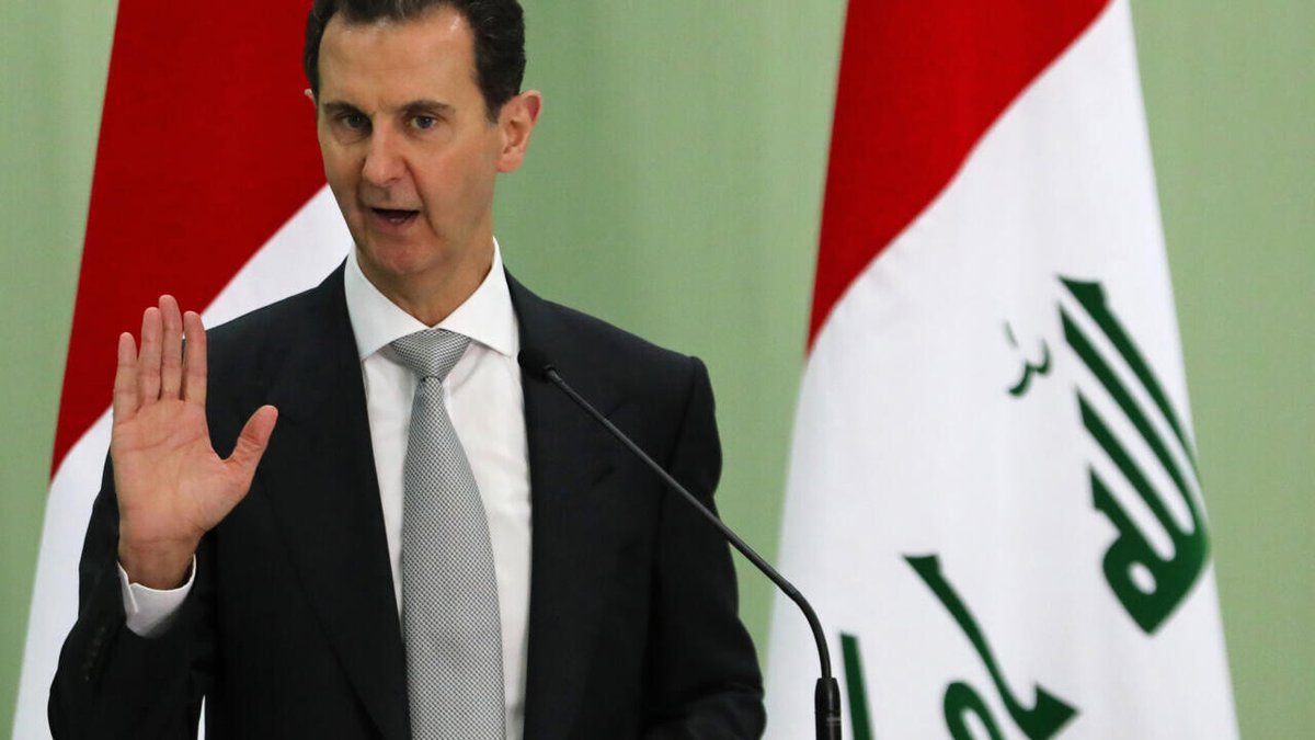 FRANCE24's tweet photo. France issues arrest warrant for Syria's Assad
➡️ https://t.co/YCwKrHVJeh https://t.co/IrX8ILKO2M