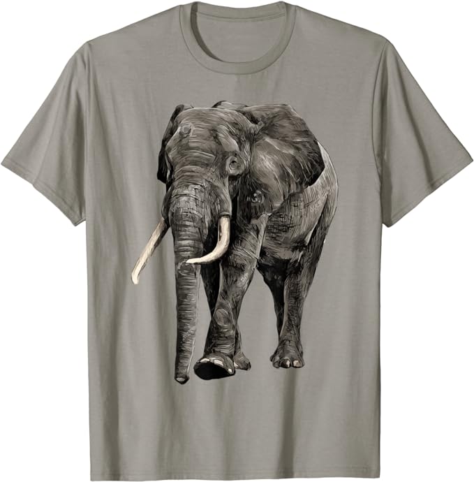 amazon.de/dp/B09Z4JZM6C 

   Animal Lover tshirts Elephant T-Shirt, gray, s
