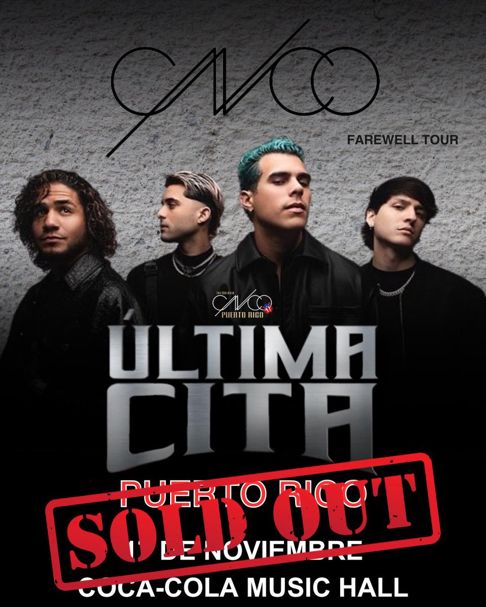 _zabdielprofc's tweet photo. CNCOWners lo logramos! El ultimo concierto de la #UltimaCitaTour se fue #SOLDOUT 🤩 @CNCOmusic @nolimitconcerts @ticketera @CocaColaMH @WalterKolmE https://t.co/B3xjdqtMqn