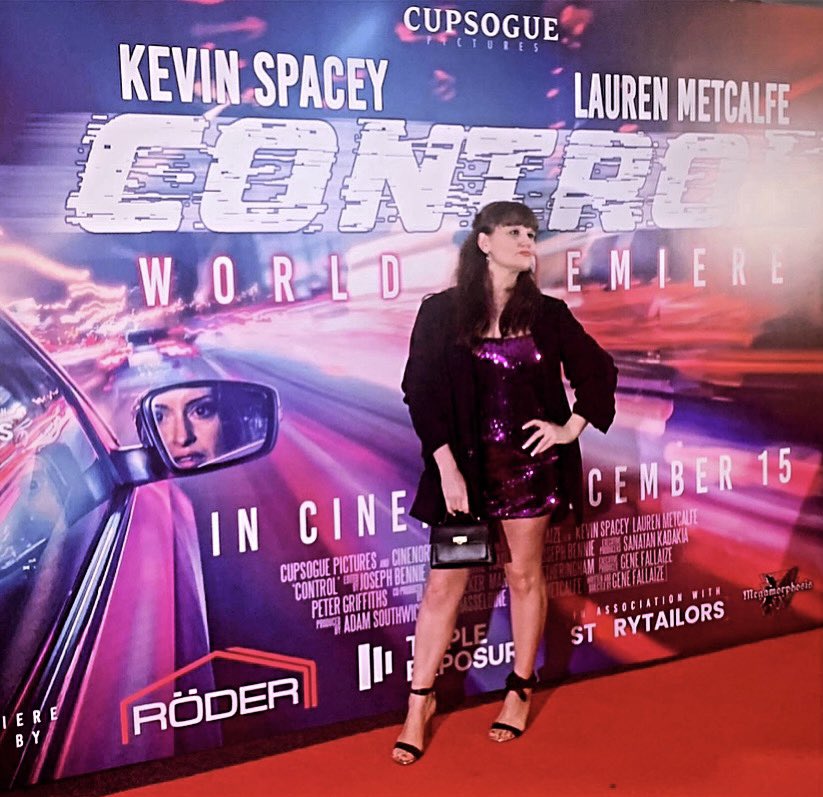 Boshing it out on the #redcarpet at the World premiere #London of #control what a brilliant movie <a href="/GeneFallaize/">Gene Fallaize</a> <a href="/KevinSpacey/">Kevin Spacey</a> excellent performances by all ❤️X #redcarpet #redcarpetqueen #Filmmaking #filmlife #kevinspace #action #filmfun #filmtime #worldpremiere