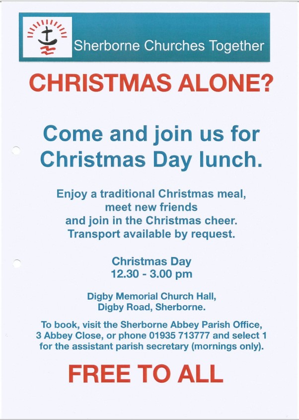 If you are spending Christmas alone this year but would like some company and share in some Christmas cheer this could be the lunch for you🎄⭐️ #Sherborne #LoveSherborne