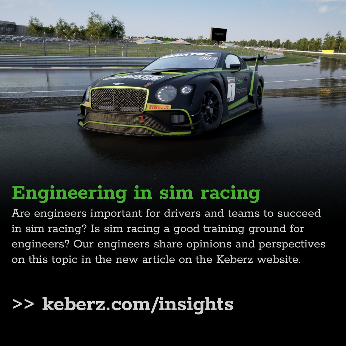 KeberzEngineers's tweet photo. Are engineers important for drivers and teams to succeed in #Simracing? Is sim racing a good training ground for engineers? Our engineers share opinions and perspectives on this topic in the new article on the Keberz website.

Read it here: https://t.co/xo8he6QGZD https://t.co/2uUvMP7GyI