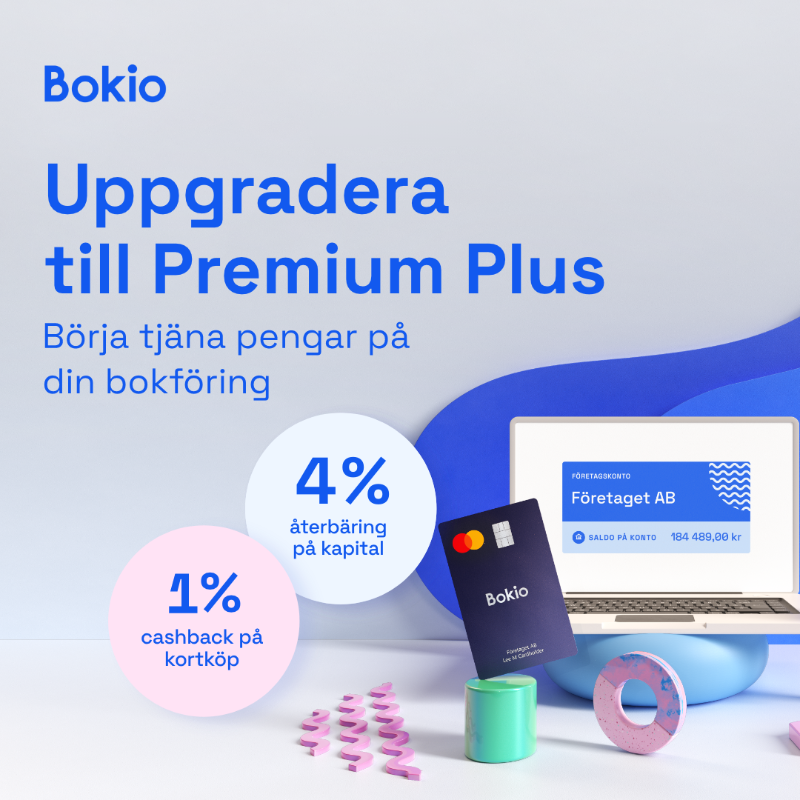 Bokioapps's tweet photo. Tjäna pengar på ditt bokföringsprogram? Ja, det är sant! Se hur mycket du kan tjäna och skaffa Premium Plus idag!