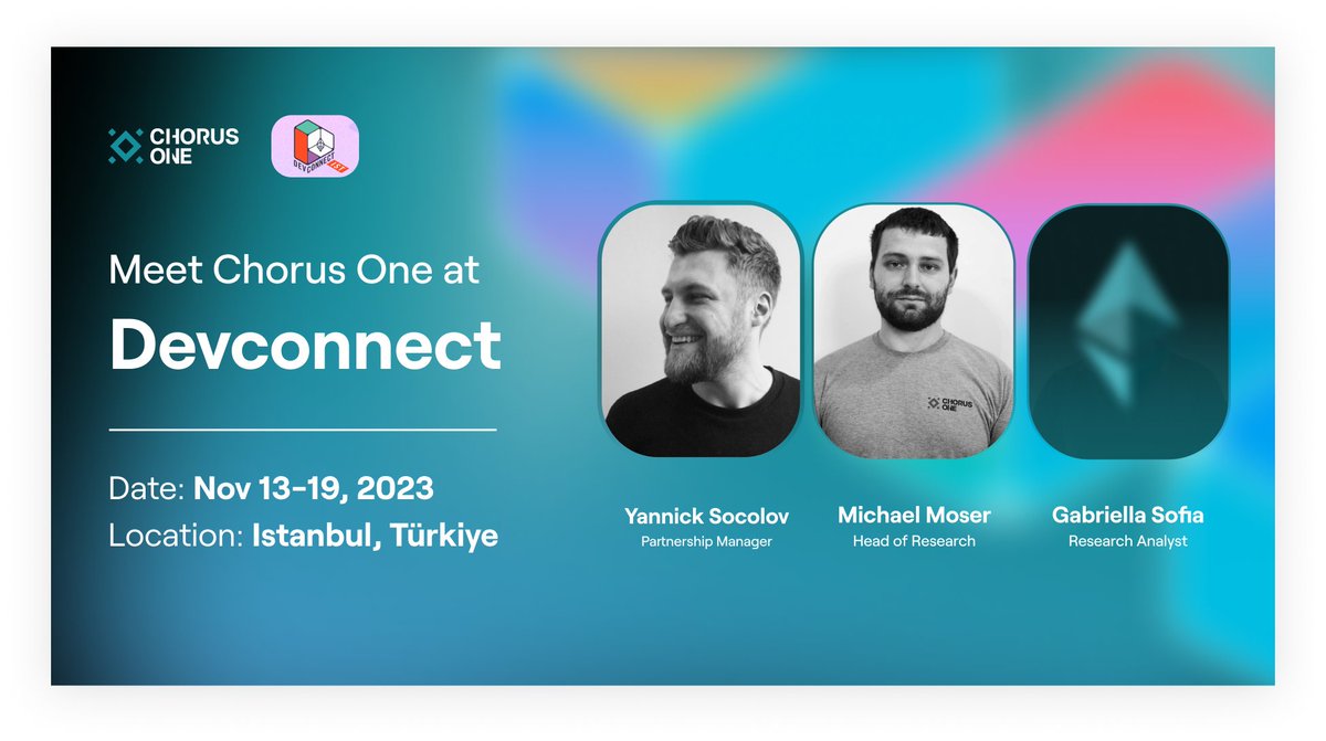 Who's at #DevConnect2023?! 🇹🇷 Three of our team members, including @Yannimoto, @plc_hld, and @gabriellassh, are currently at Devconnect. If you're here too, we'd love to catch up. Just shoot us a DM!🙂