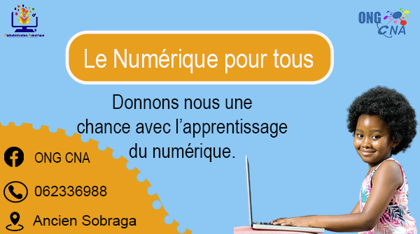 OngCna's tweet photo. Bonjour à tous!🥰
L'ONG CNA vous présente une excellente
formation qui facilitera votre apprentissage au numérique.
#ongcna
#alphabétisationnumérique https://t.co/vxu5KlKRrQ