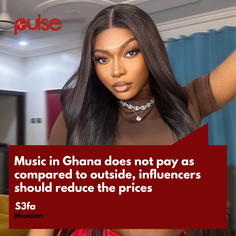 PulseGhana's tweet photo. S3fa speaks up on how much influencers charge to promote music.
Read more >>> https://t.co/lklcAa8qDS
#PulseEntertainment #S3fa https://t.co/7KaFClYn0J