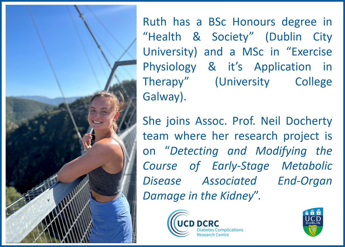 @UCDDCRC welcomes new PhD student Ms Ruth Lombard 👩‍🔬🧪 @UCDMedicine @UCD_Conway