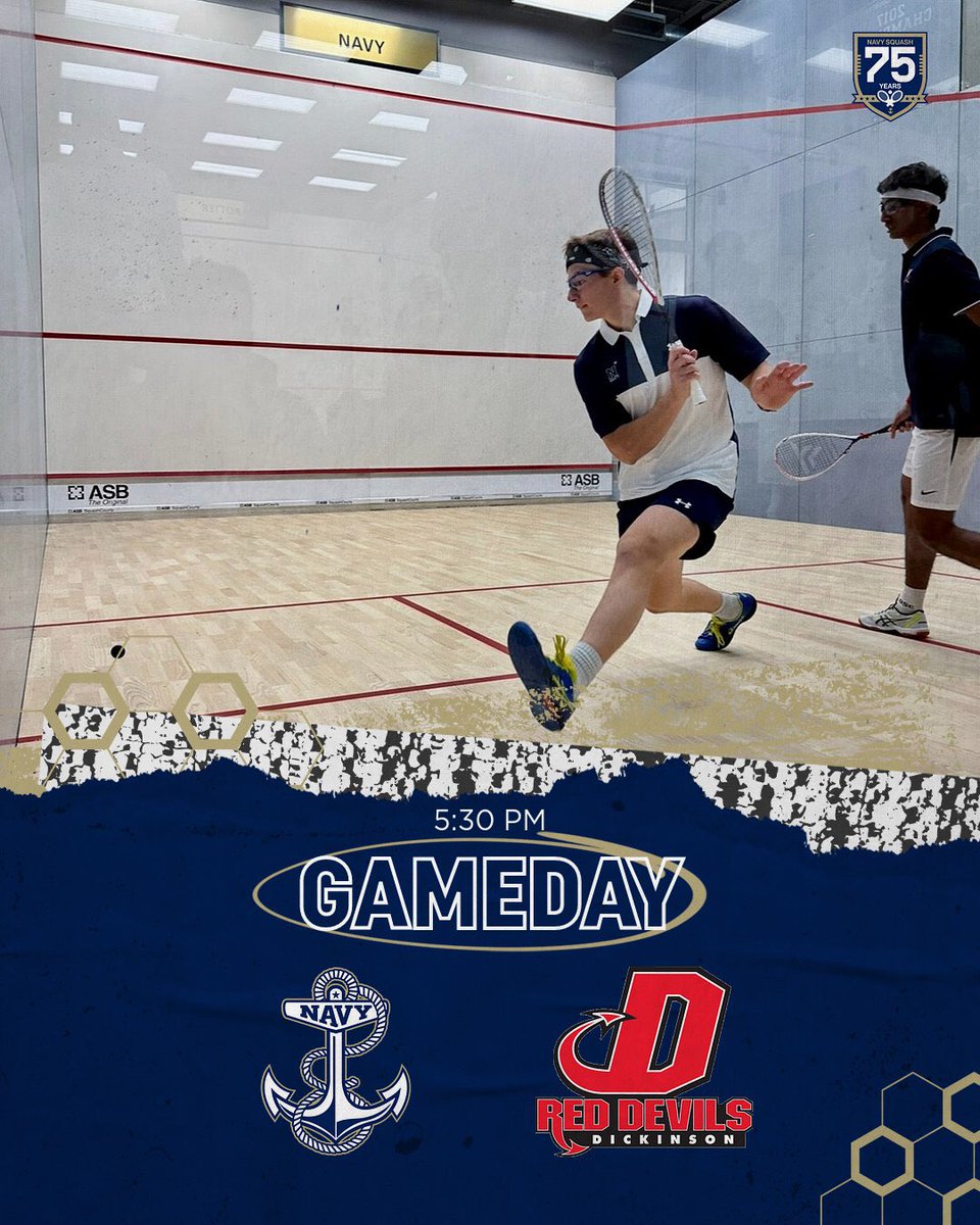 navymsq's tweet photo. @college_squash Game of the Week!
#GoNavy #navymsq #navysquash75 #mascsquash https://t.co/gfIXO1TJpS