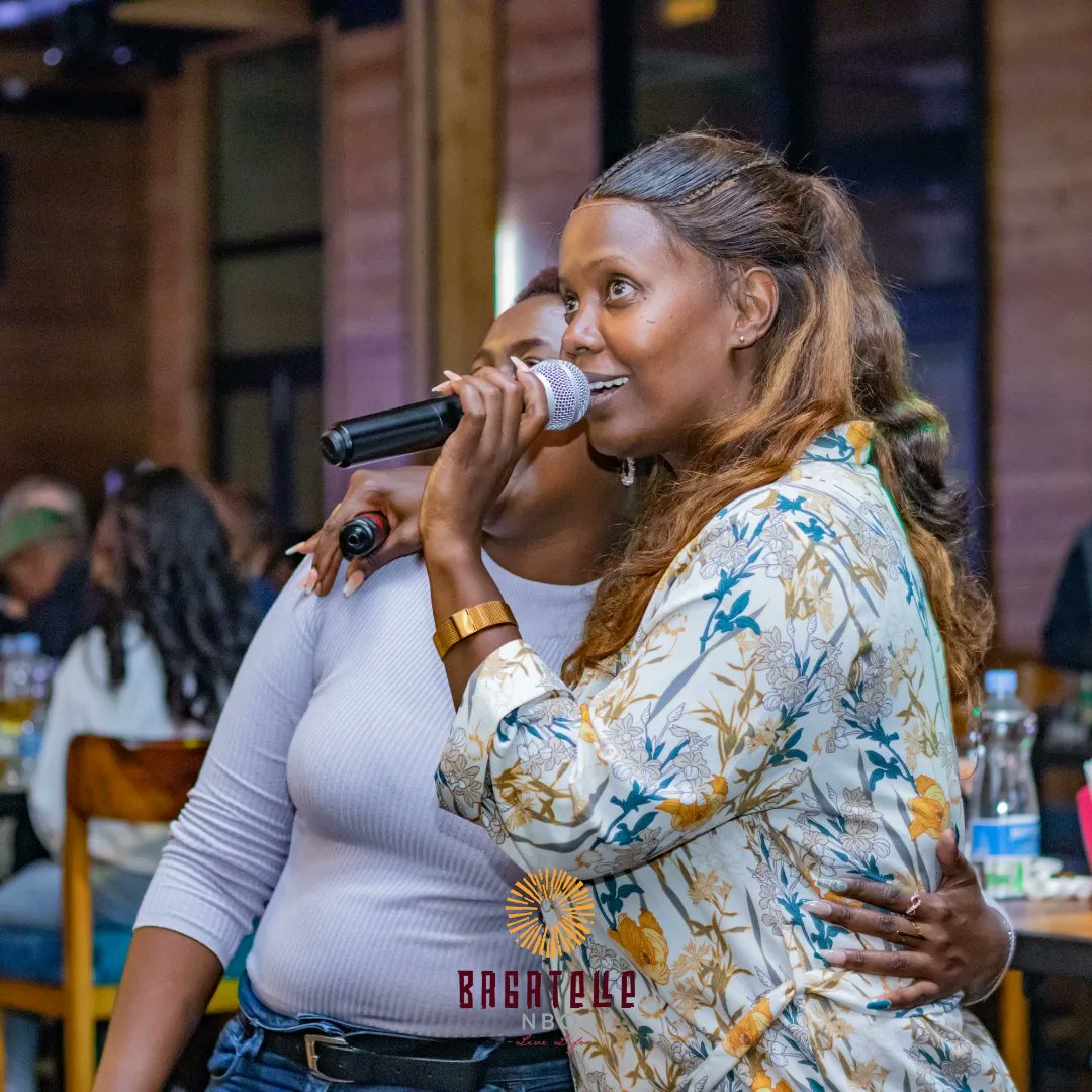 #KaraokeThursdays at Bagatelle, Westlands. Where you get to sing with the Stars. <a href="/Sanaipei_Tande/">Sanaipei Tande</a> is a true Gem. 

See you Kesho at 7 PM <a href="/BagatelleN46262/">bagatelle_nbo</a> 

#HappyTimes