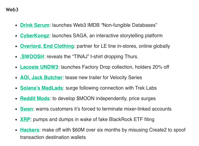 TheNFDb's tweet photo. Securing a feature for the Non-Fungible Database (NFDb) in the @Mintify Bytes represents a noteworthy milestone ✅✅ https://t.co/Pmr2BEXuu0