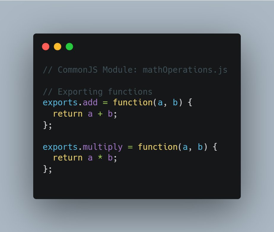 initacademyorg's tweet image. Modules Import/Export using #CommonJS or #ESModule in #js