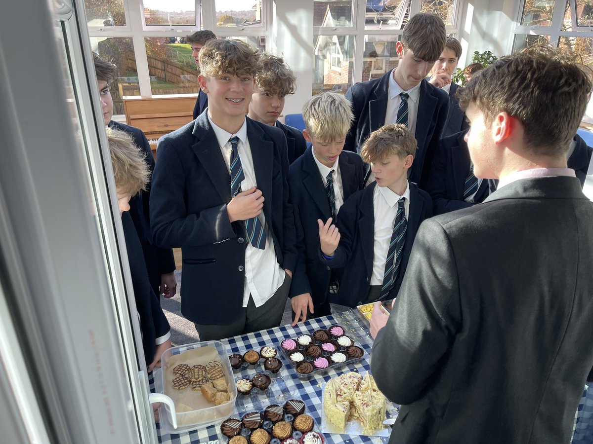 🤩 Thanks to all parents and pupils who baked or bought cakes for our first big cake sale for <a href="/winstonswish/">Winston's Wish</a> - the first children’s bereavement charity <a href="/CrosseHouse/">Crosse House</a> are supporting this year. Approx £150 raised so far!! <a href="/ArdinglyCharity/">Ardingly Charity</a> 🍰 🍪 😋 ❤️ <a href="/ArdinglyCollege/">Ardingly College</a>