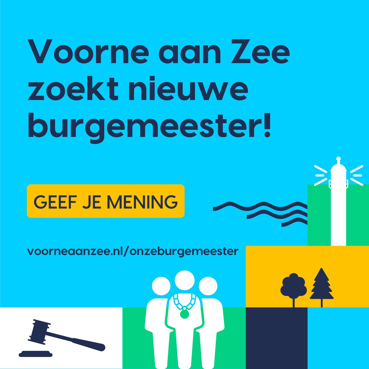 Voorne aan Zee gaat op zoek naar een vaste burgemeester.
Denk ook mee en vul 💻de vragenlijst in 👇voorneaanzee.nl/onzeburgemeest…
 
#burgemeestervoorVAZ #voorneaanzee #onzeburgemeesterVaZ #gemeente #overheid #vacature #profielschets #denkmee
