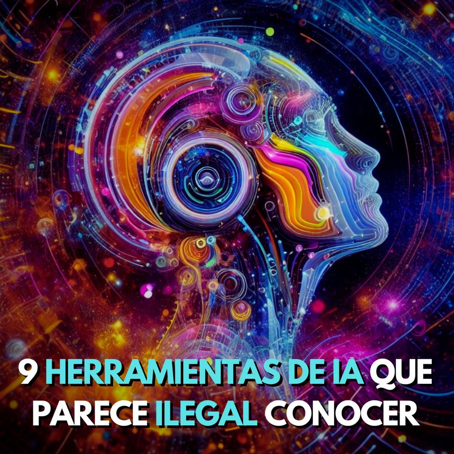 Dinero_jefee's tweet photo. 9 herramientas de IA que perece ilegal conocer 👇 https://t.co/JxawcgeHMt