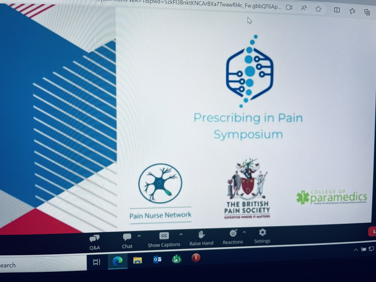 mandymuirMB's tweet photo. Great presentation so far this morning at the Prescribing in pain Symposium @RNPainNet @STSFTrust https://t.co/mImWhFbA2H