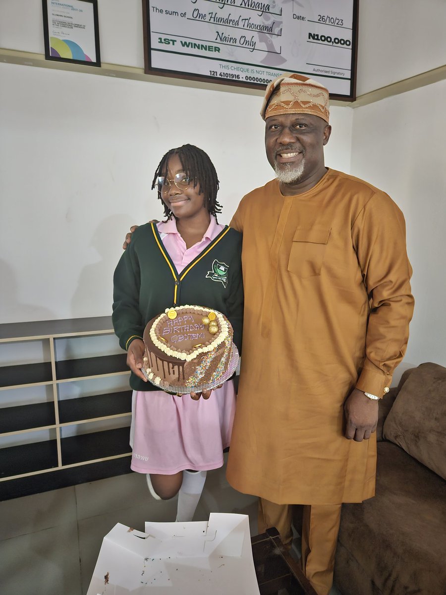 Happy birthday, my beautiful daughter. God bless you and increase you on all sides. May you grow in the knowledge of His word. May you fear God and observe all His ordinaces. Divine wisdom, knowledge, understanding, and retentive memory become your heritage. Love you, Gbotty.