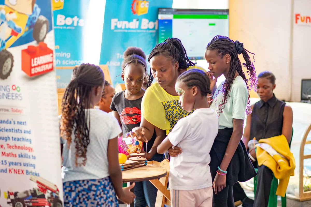 FundiGirls's tweet photo. "Children are our future. Teach them well and let them lead the way." - Whitney Houston
.
.
#WCW shoutout to the young Fundi Girls that visited our stall during #NationalScienceWeekUg https://t.co/m3P64xFQ1J