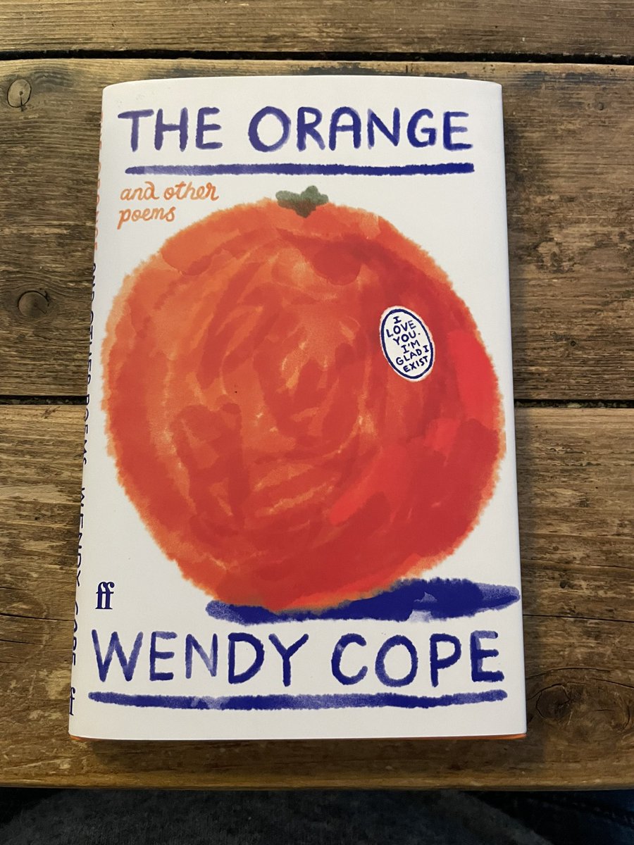 Look at this beauty! Just what my heart needs these dark heavy days. Thank you @ArabellaWatkiss @FaberBooks and Wendy Cope