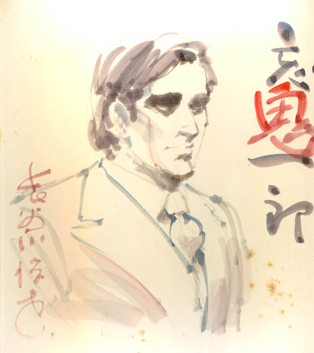 色紙の第3弾。
手塚治虫、赤塚不二夫、村野守美、長谷川法世の各先生方です。 