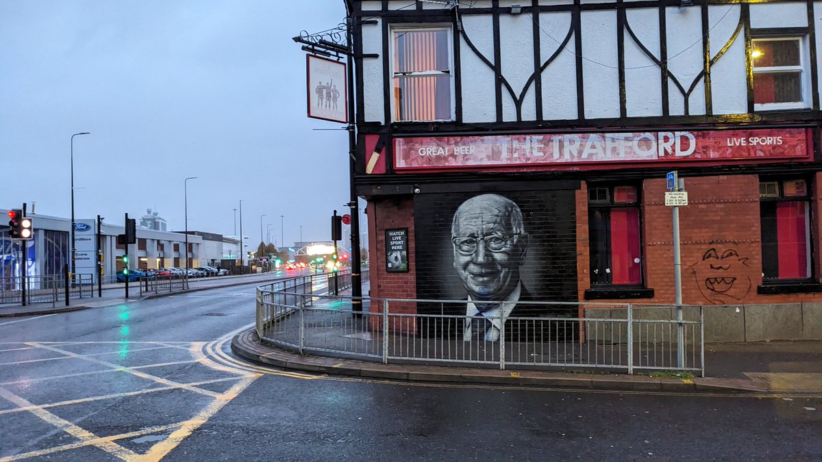 Sir Bobby has replaced Ronaldo at the The Trafford