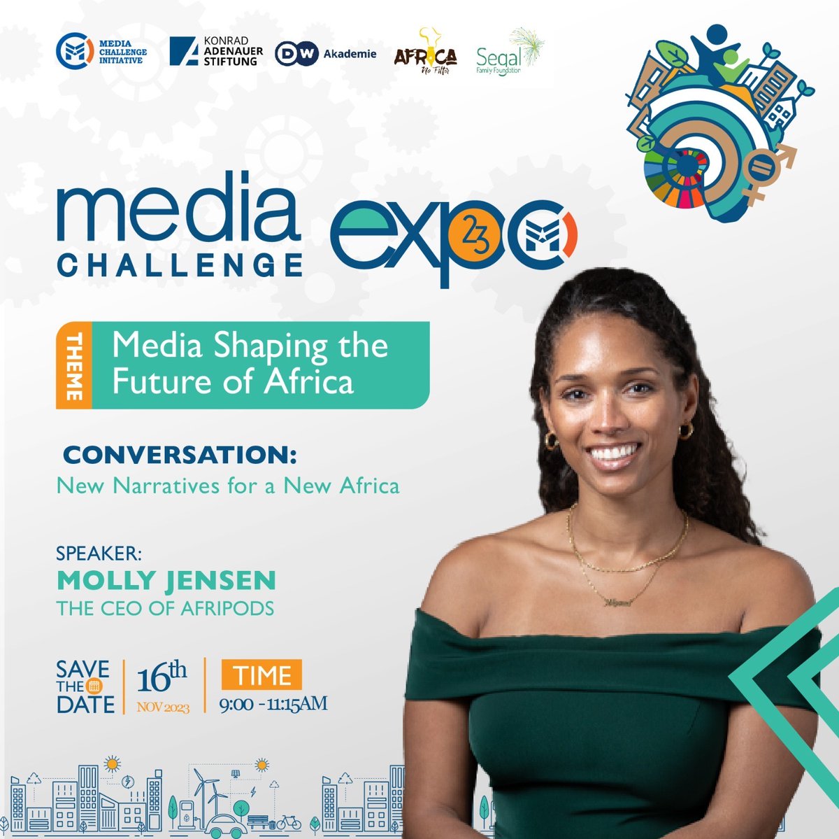 Afripods (@afripods) on Twitter photo <a href="/mj_akosua/">Molly J 🇬🇭</a> will also join the panel "New Narratives for a New Africa" on Thursday the 16th of November.
If you are in Uganda come join us as we celebrate the role of podcasting in shaping the media future of Africa.
#MediaExpoUg <a href="/mj_akosua/">Molly J 🇬🇭</a> will also join the panel "New Narratives for a New Africa" on Thursday the 16th of November.
If you are in Uganda come join us as we celebrate the role of podcasting in shaping the media future of Africa.
#MediaExpoUg