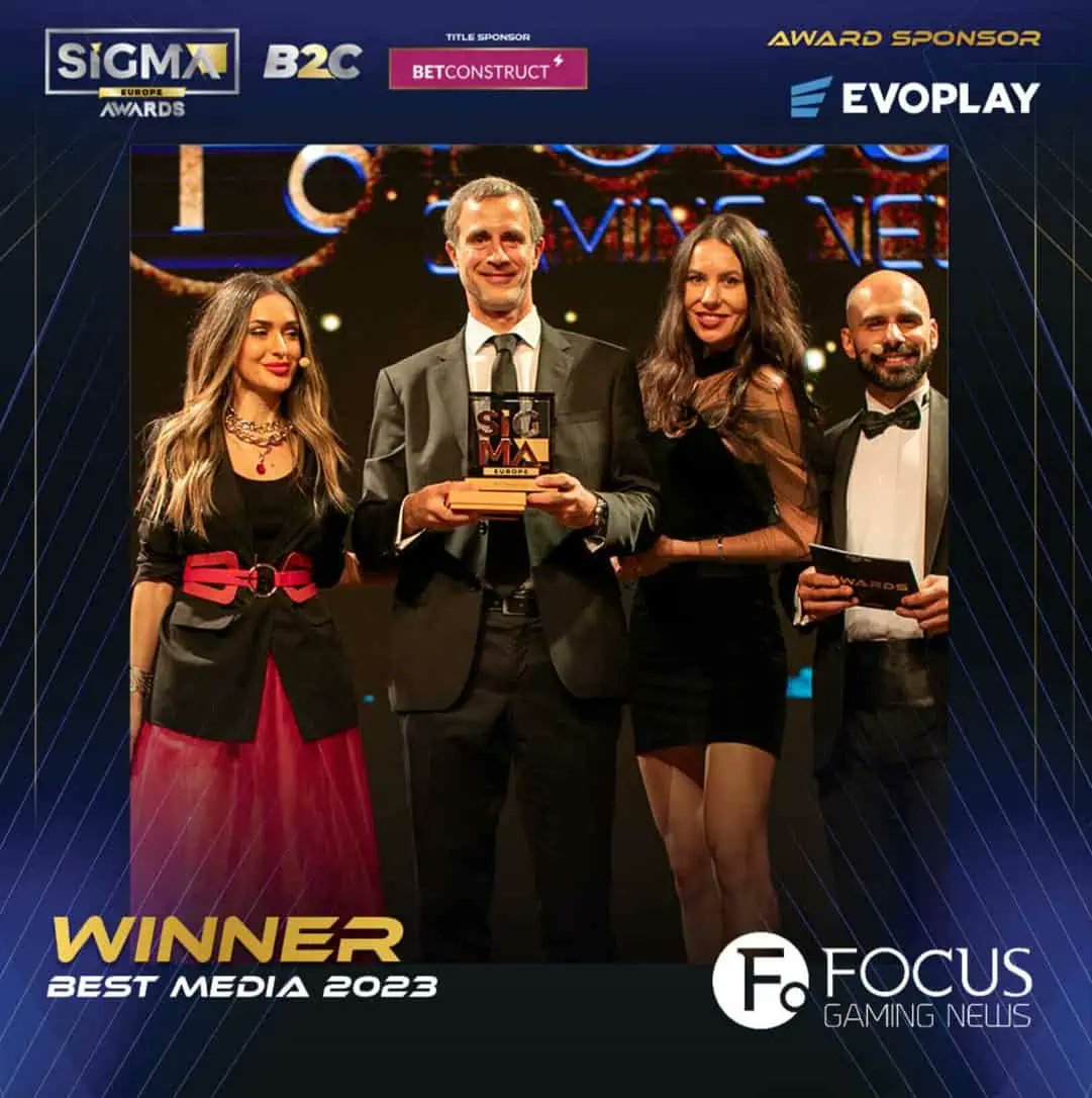 FocusGamingNews's tweet photo. #InTheSpotlightFGN - Focus Gaming News secures “Media of the Year” Award again at @SiGMAworld_ Europe
For the second year in a row, Focus Gaming News was named “Best Media” at the SiGMA B2C Awards.
#FocusGamingNews #SiGMAEurope #Event #GamingIndustry #Malta #BestMedia
https://t.co/cFWhonwfAH