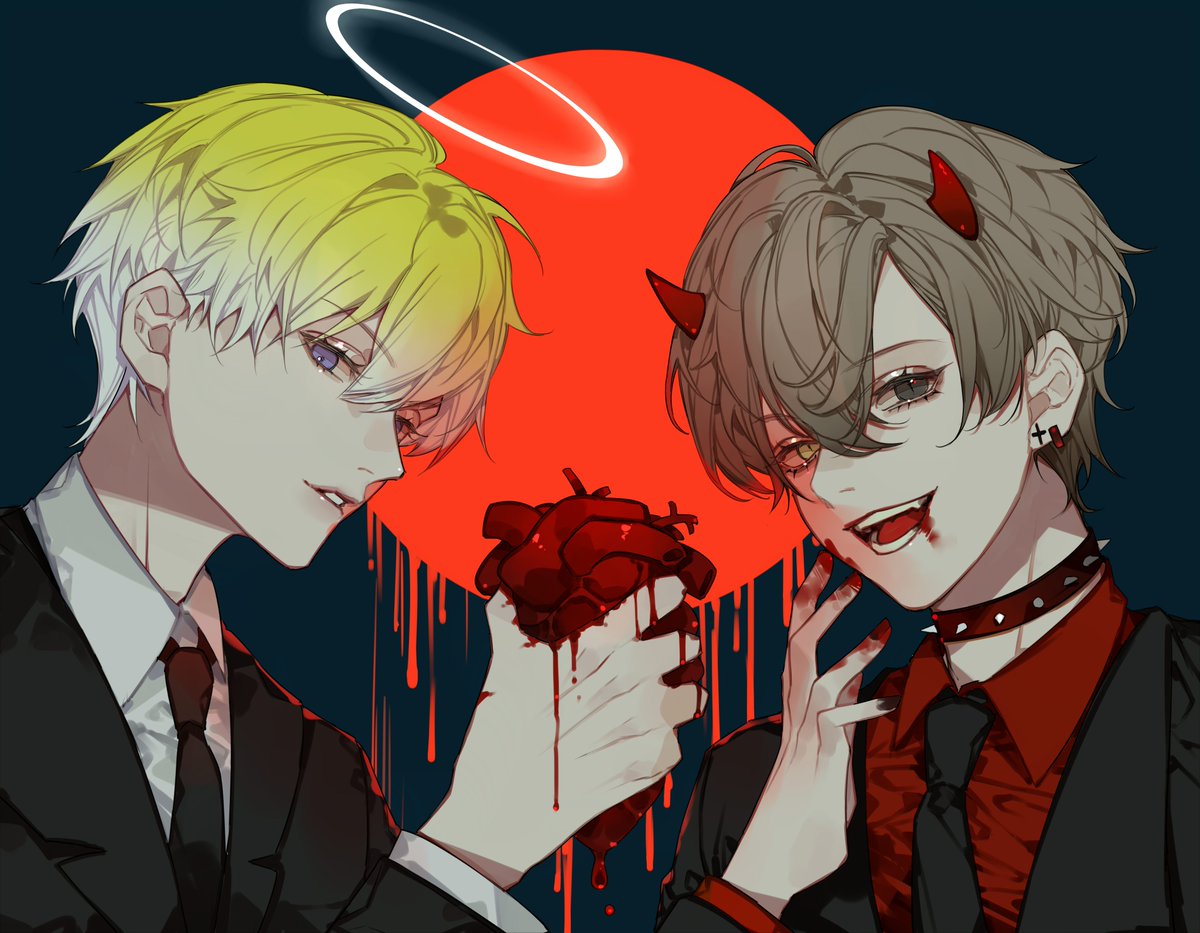 StudioKats38877's tweet photo. 👼👿
#Briskart 
#AlbanKnoxArt https://t.co/VYtD3RNb4i