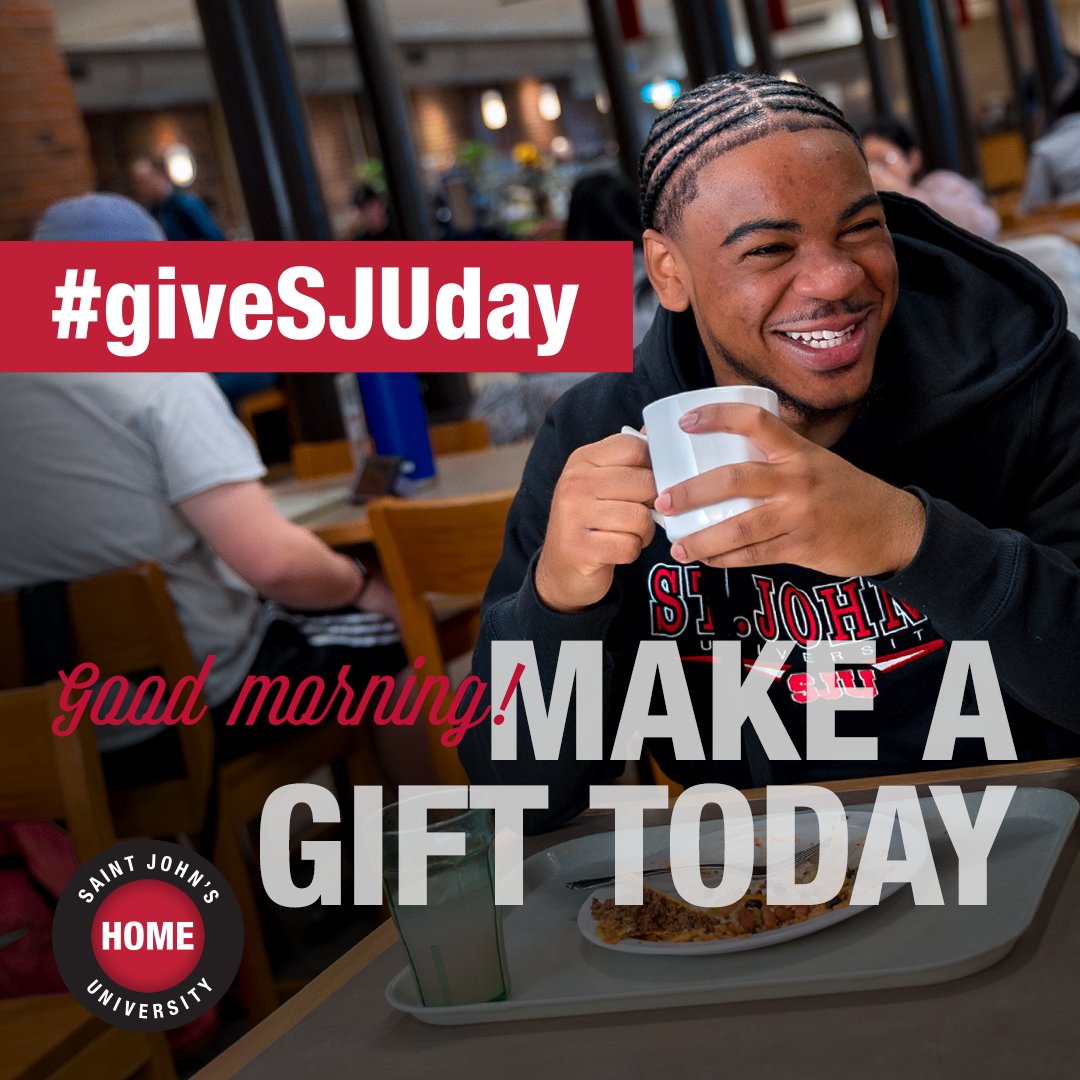 Add making a gift to #giveSJUday part of your routine today! bit.ly/3ugVpkU

✔️Wake up ⏰ 
✔️ Work out 💪   
✔️ Make a gift for #giveSJUday 🎁