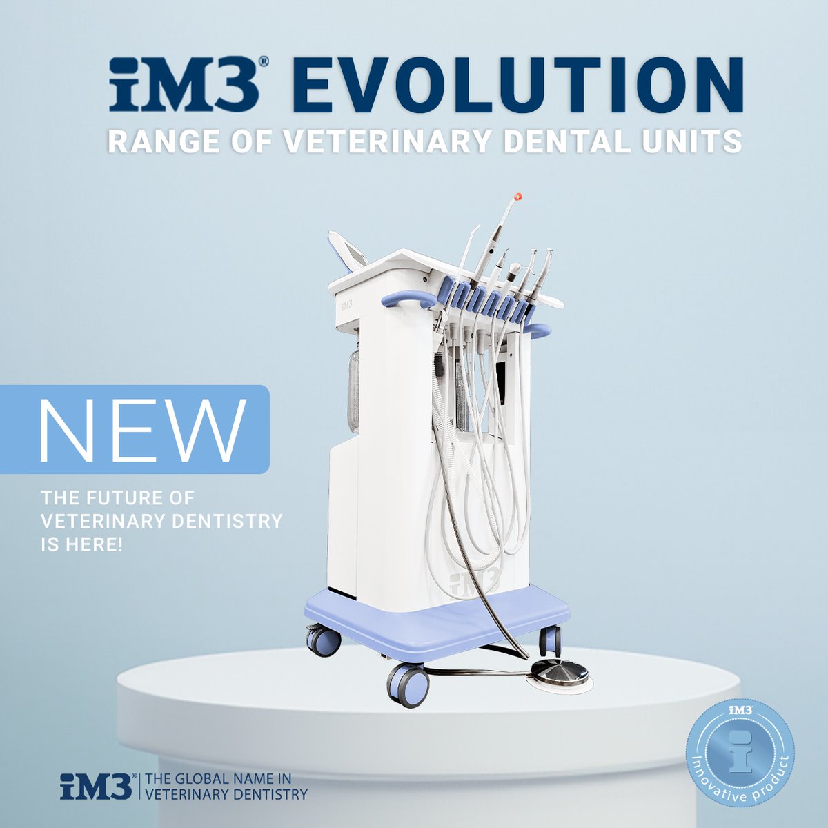 🌟 Exciting News from iM3! 🌟 The much-anticipated iM3 Evolution range of dental units has arrived! 🦷✨⁠ 👉 Visit im3vet.eu now to start building your dream dental unit!⁠ ⁠ #iM3Evolution #VeterinaryDentistry #VetDentalEquipment #DentalInnovation #PetDentalHealth