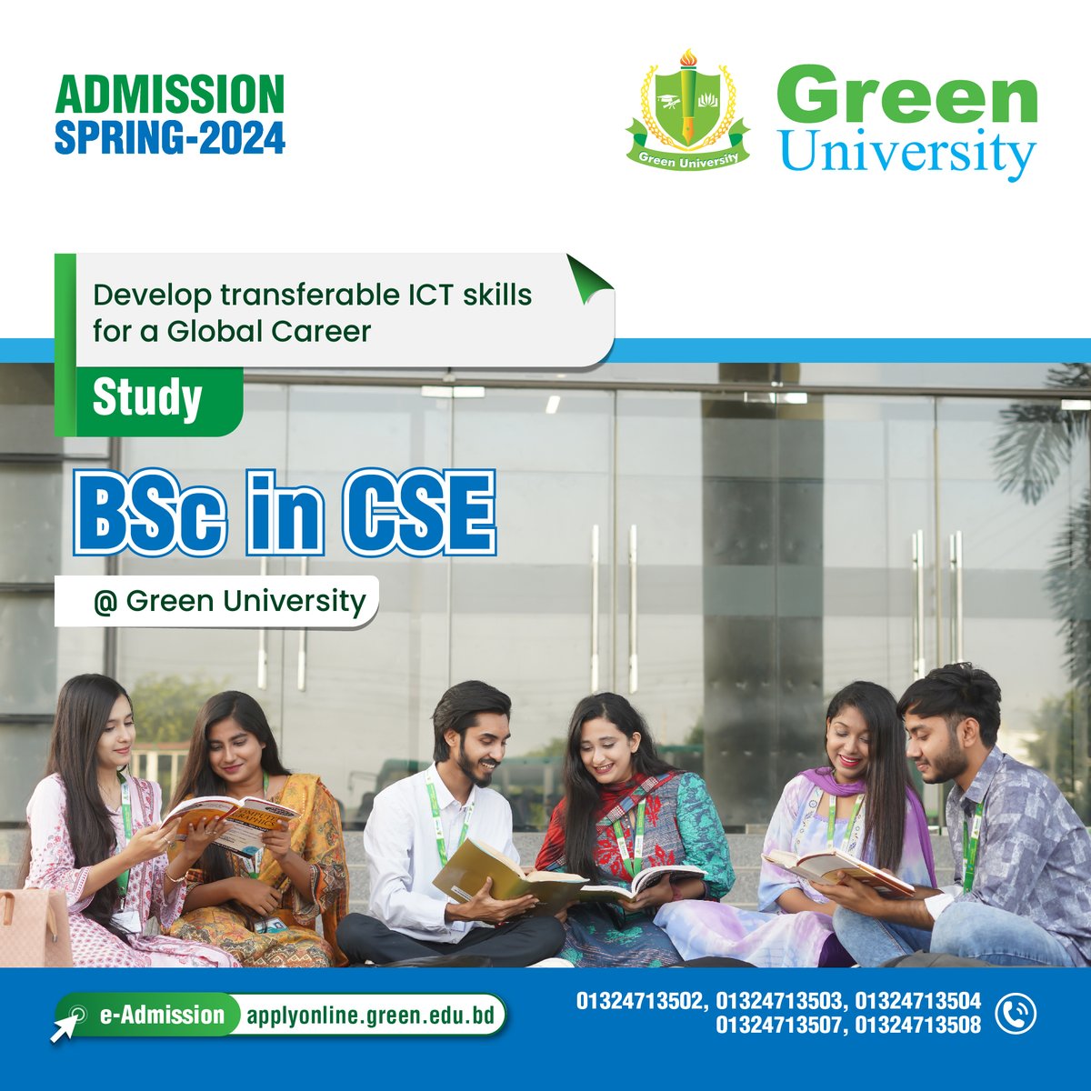 GreenVarsity's tweet photo. Admission Notice | https://t.co/RwjiYBGV5k. in CSE
Online Application: https://t.co/Cnnswv1C0S
Admission helplines: +8801324713502, +8801324713503, +8801324713504, +8801324713507, +8801324713508 https://t.co/f7wHAo34nW