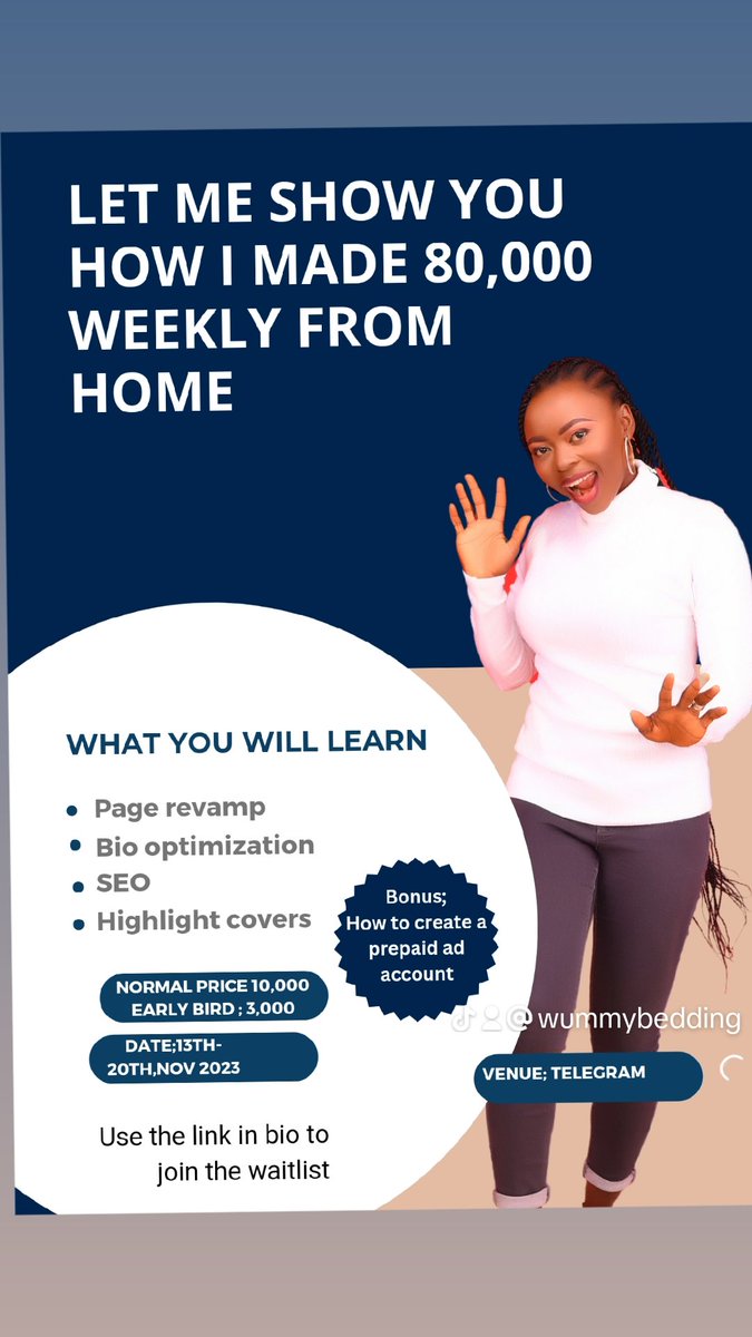 wummybeddings's tweet photo. Do you want to make more money from your comfort zone without stress,then you should Join the wait-list now
Pay 3k instead 10k and learn how to make money
Use this link now https://t.co/JBNVATu2Zy

RIP oladips Mr ibu ASUU https://t.co/p7f3uiQJcf