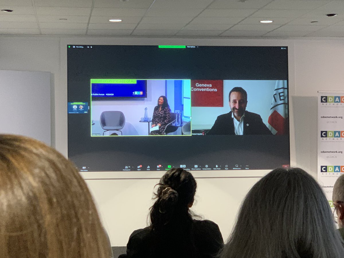 EllKemp's tweet photo. @CDACN ICRC director Robert Mardini on reasons for hope in a time of massive violations of #IHL: every day in conflicts around the world there are instances of aid getting through, prisoners receiving support, neutral medical attention across frontlines. https://t.co/ETnsTR7vqE