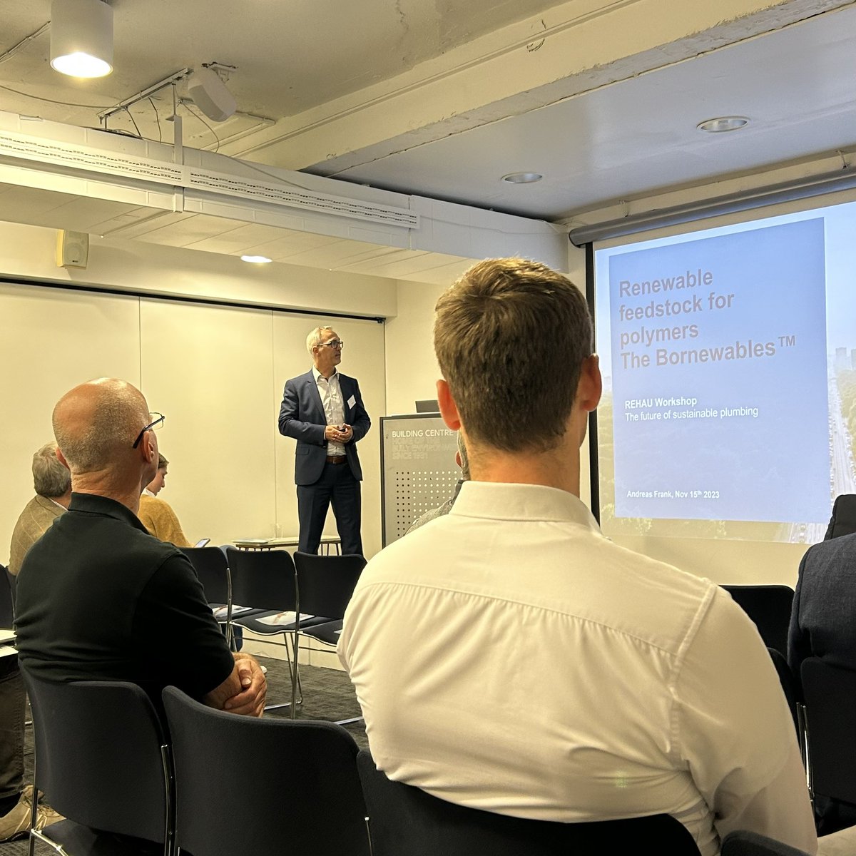 REHAU Building Solutions UK (@rehaurenewables) on Twitter photo Great close to our first speakers at the #REHAUworkshop! They covered encouraging take-back schemes, cutting reliance on fossils, and ways to address climate change through loop closure. <a href="/AtelierTen/">Atelier Ten</a> <a href="/BorealisGroup/">Borealis</a>  #Sustainability #Plumbing #Pipework Great close to our first speakers at the #REHAUworkshop! They covered encouraging take-back schemes, cutting reliance on fossils, and ways to address climate change through loop closure. <a href="/AtelierTen/">Atelier Ten</a> <a href="/BorealisGroup/">Borealis</a>  #Sustainability #Plumbing #Pipework