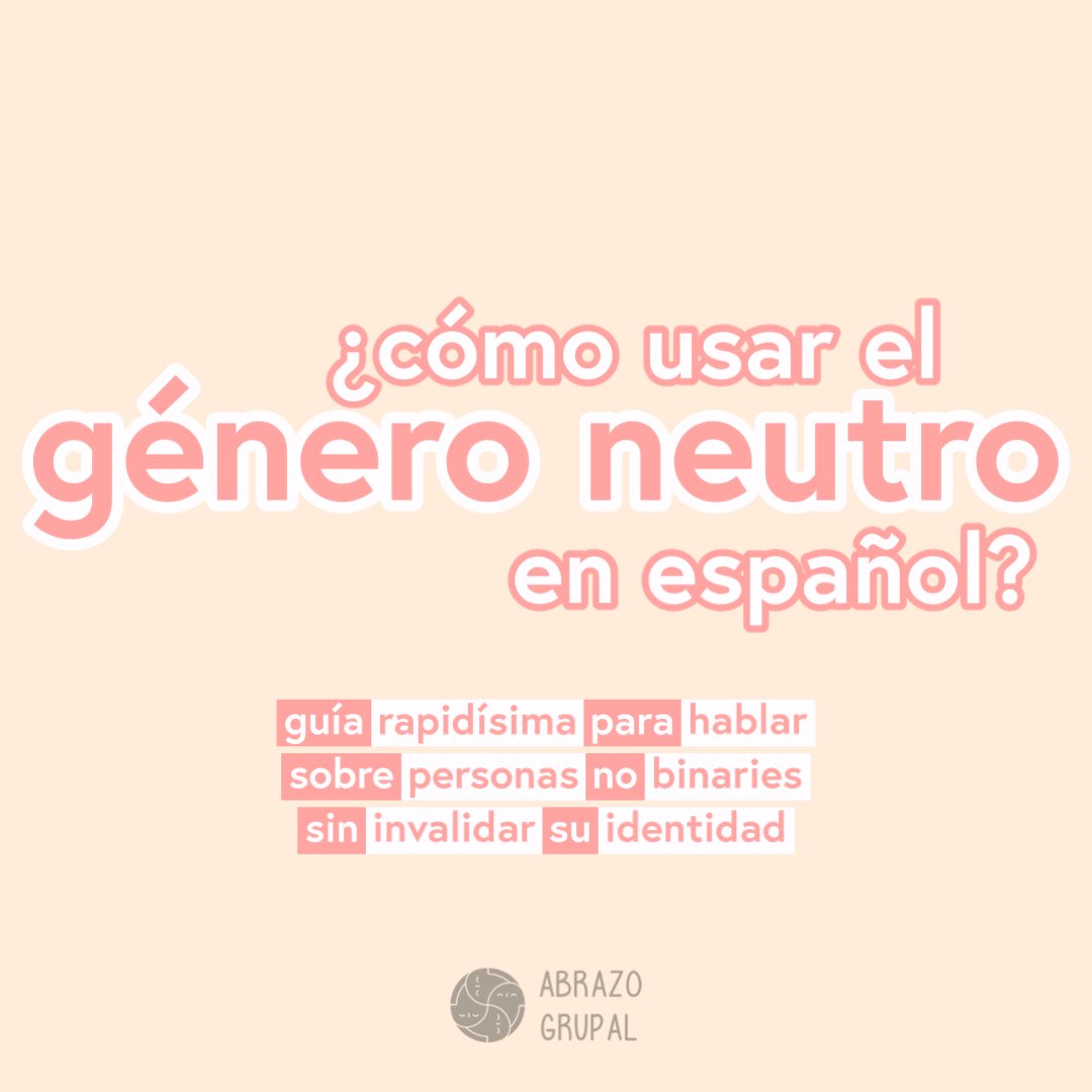 Respetar las identidades de todas las personas 🏳️‍🌈🏳️‍⚧️ es una cuestión de empatía. ✨ Podemos aprender a comunicarnos de forma distinta si así lo queremo, y aquí van algunos tips para no invalidar a las personas no binaries sin querer. 🤍

🧵